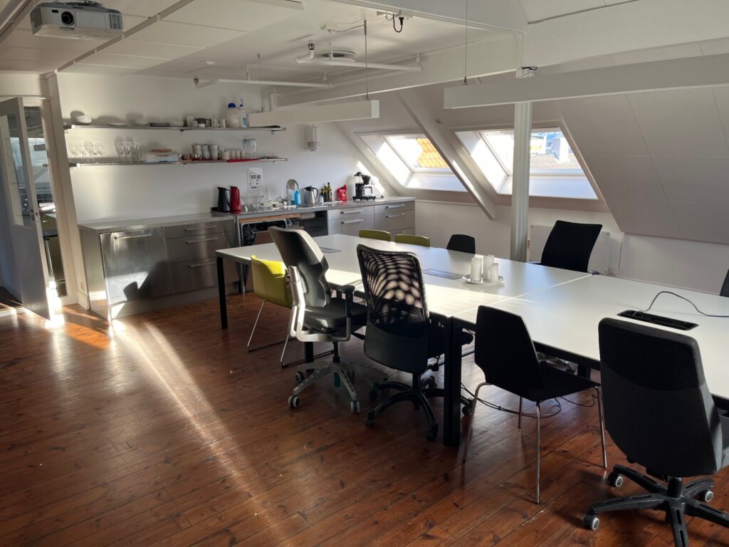 Bryggerhuset, 3. etasje, møterom og landskap